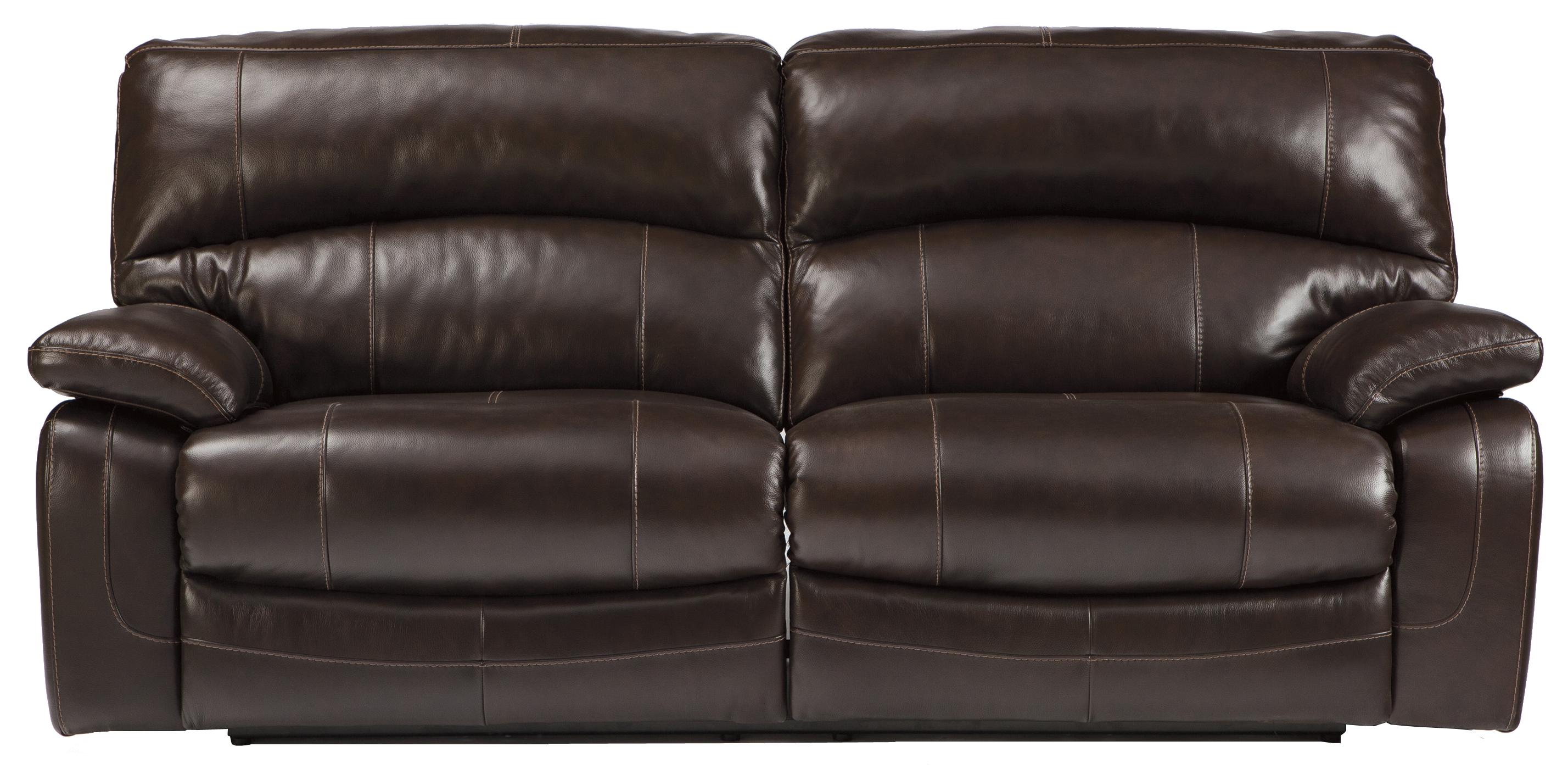 Signature Design by Ashley Damacio Dark Brown Leather Match 2 Seat